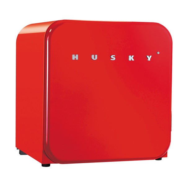 Husky Retro Mini Fridge Red HUS-MINIRETRO-RED-HU-E