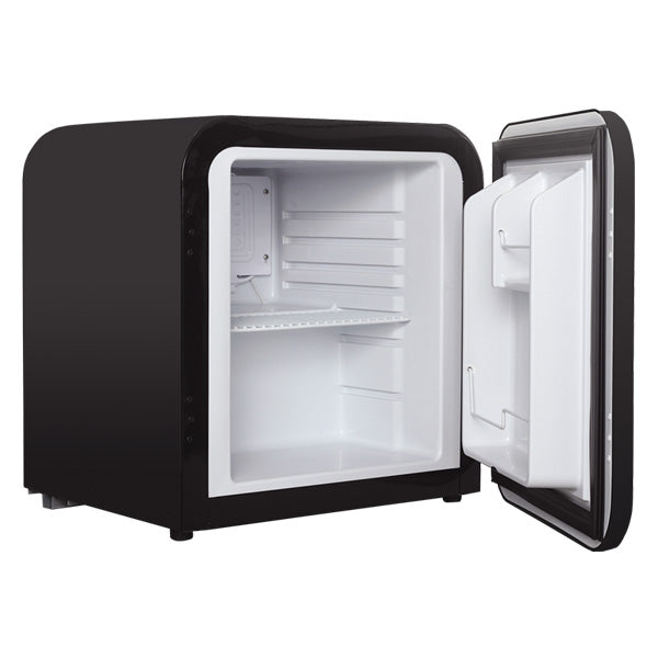 Husky Retro Mini Fridge Black HUS-RETROMINI-BLK-E