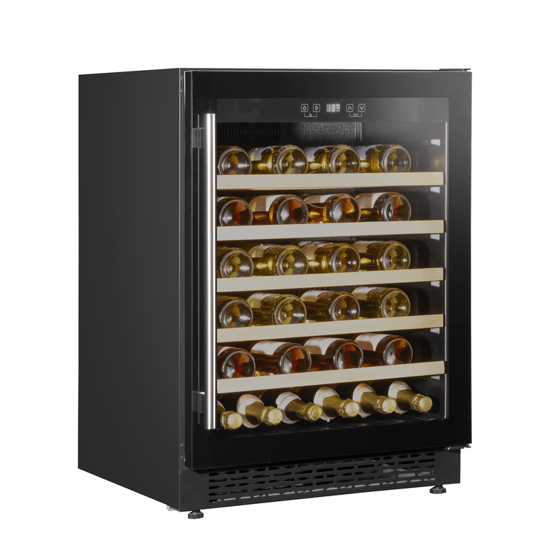 Baridi 54 Bottle Wine Cellar Fridge With Digital Touch Screen Controls, Black - DH78