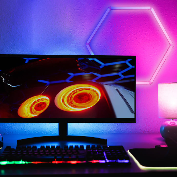 Hexagon Lighting RGB 5 Grid System