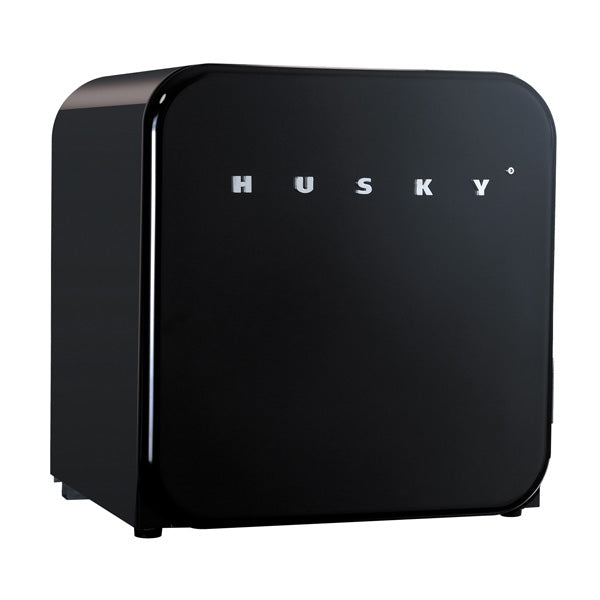 Husky Retro Mini Fridge Black HUS-RETROMINI-BLK-E