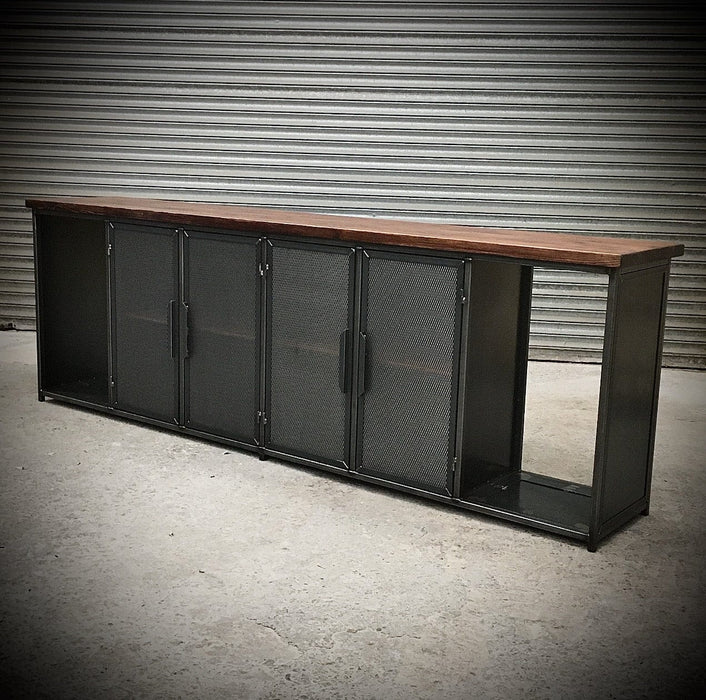 RSD Furniture Industrial sideboard with Drinks Cooler - Drinks Cabinet - Home Bar