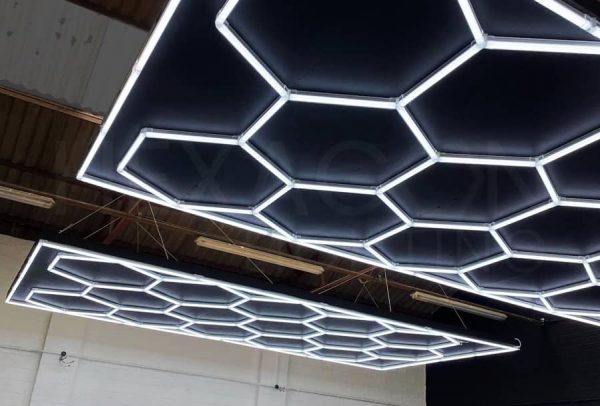 Hexagon Lighting 15 Grid System With Border